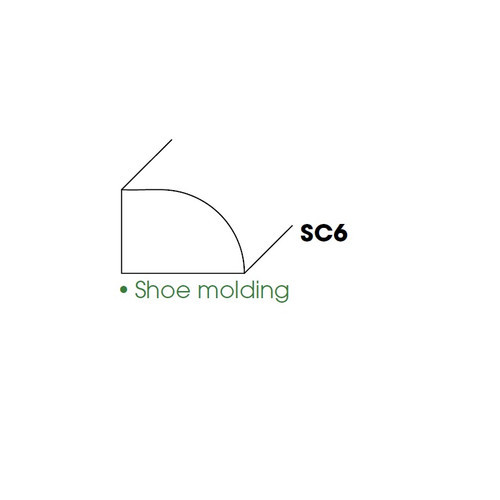 Shoe Molding 1/2"x3/4"x96" TQ