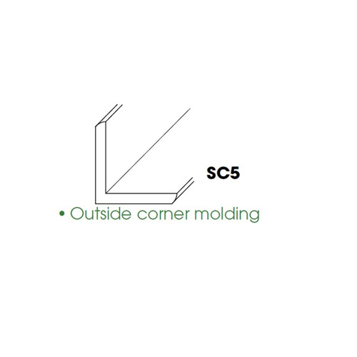 Outside corner Molding 3/4"x96" TW