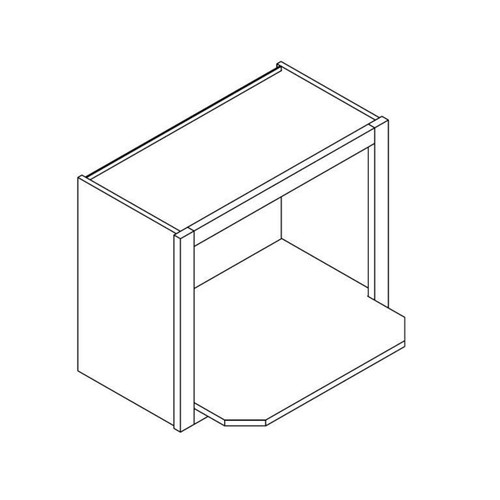 Microwave Base - 30"x12"x18"H opening 14 1/8"x26 -7/8"W  TW