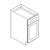 Base - 21"Wx24"Dx34.5"H * 1 Door 1 Drawer AB