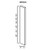 Wall Filler 3"Wx3/4"Dx30"H AG