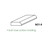 Bull nose scribe Molding 96" AH