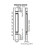 Half leg 3"Wx36-1/2"Hx2-1/4"D  - including WF3 (trimmable). PD