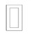 Wall End Decorative Door 11-1/2Wx29-1/4"H PS
