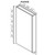 Column Wall. 3"Wx15"Dx30"H TG