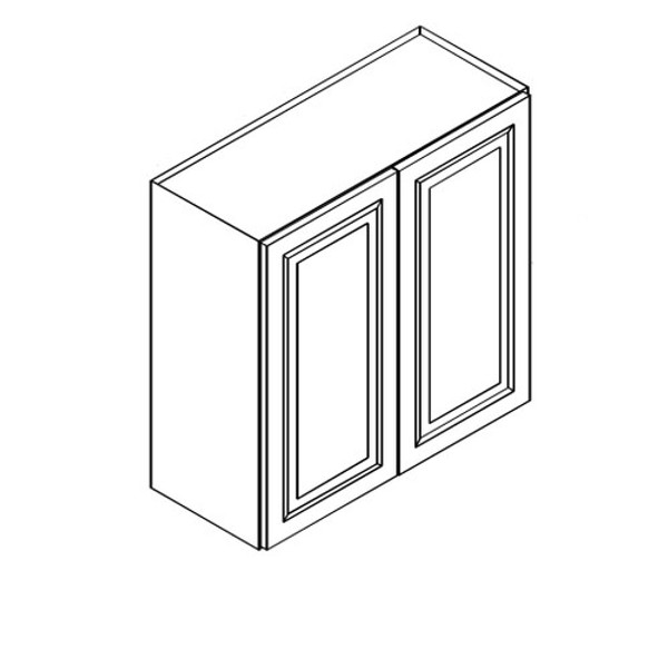 Wall Cabinet 36"Wx12"Dx36"H - 2 Doors AB