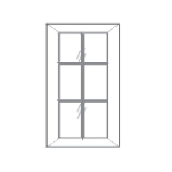 Mullion Glass Door for W1530 Wall Cabinet AN
