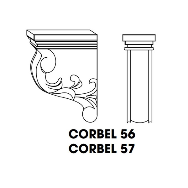 Large Corbel 3"Wx6"Dx9"H AW
