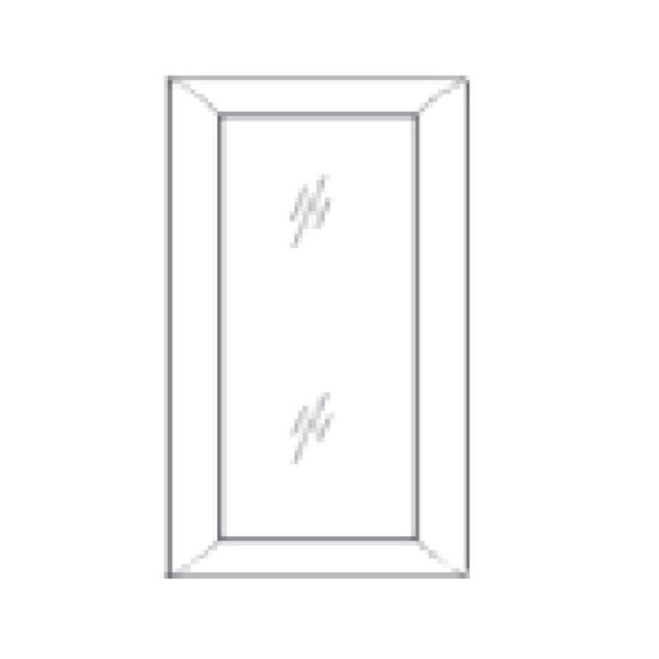 Glass Door for WDC273615 Wall Diagonal Corner Cabinet PD