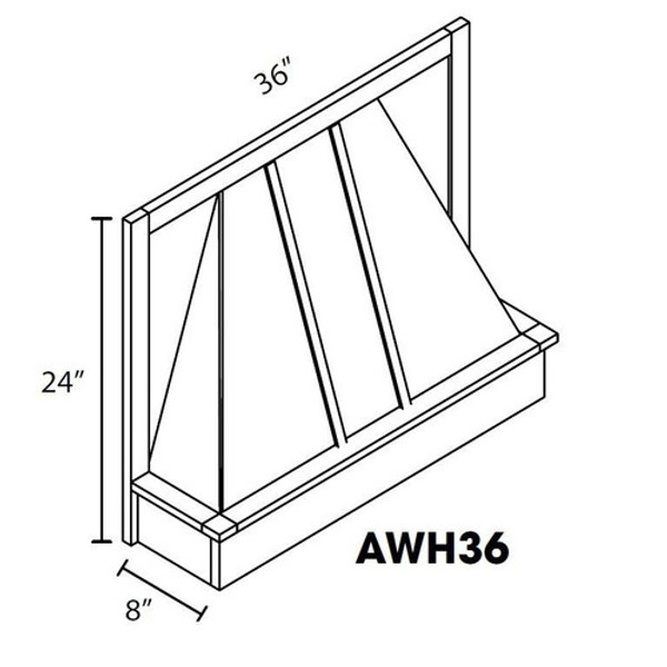 Wood Hood 36"W AWH TQ