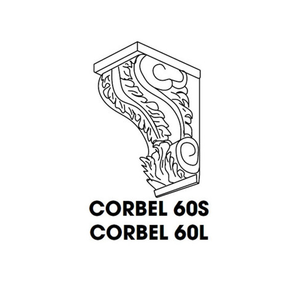Small Corbel 5"Wx5"Dx10"H TQ
