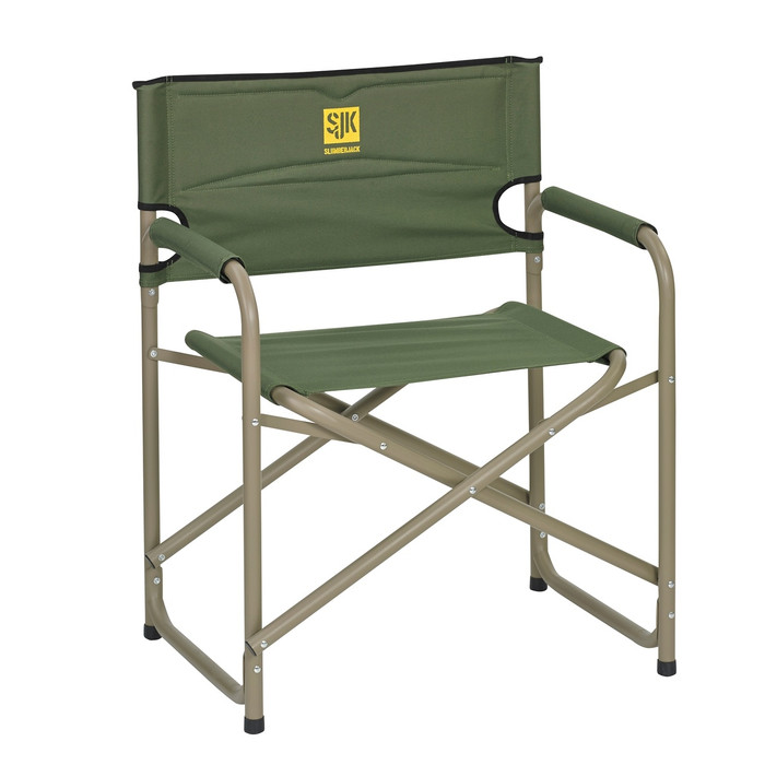 SJK Big Steel Chair with Forest Green color. Front view.