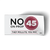 No On Prop 45 (8" x 4" Vinyl Sticker)