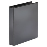 Universal Economy Round Ring View Binder, 3 Rings, 1.5" Capacity, 11 x 8.5, Black
