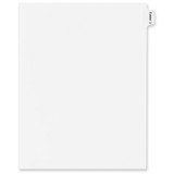 Preprinted Legal Side Tab Dividers, Tab Title Exhibit U, 11 x 8 1/2, 25/Pack