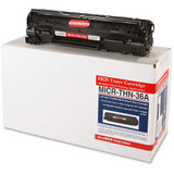 MICR Toner Cartridge, Alternative for HP 36A, Laser, 2000 Pages, Black, 1 Each