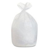 High Density Industrial Can Liners Flat Pack, 56 gal, 16 microns, 43 x 48, Natural, 200/Carton