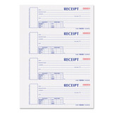 Hardcover Numbered Money Receipt Book, 6 7/8 x 2 3/4, Two-Part, 300 Forms