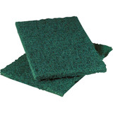 Scouring Pad, Heavy Duty Commercial, 6" x 9", 3BX/CT, GN