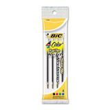 Refill for BIC 4-Color Retractable Ballpoint Pens, Medium Point, Assorted Ink Colors, 4/Pack