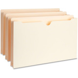 File Pocket, Straight Cut Tab, 1-1/2" Expanding, Legal, Manila