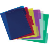 View Folder, 1/3 Cut Tabs, Letter, 6/PK, Assorted