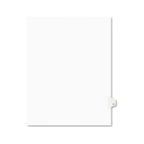 Preprinted Legal Exhibit Side Tab Index Dividers, Style, 10-Tab, 71, 11 x 8.5, White, 25/Pack