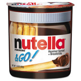 Hazelnut Spread and Breadsticks, 1.8 oz, 12/Box
