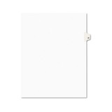 Preprinted Legal Exhibit Side Tab Index Dividers, Style, 10-Tab, 82, 11 x 8.5, White, 25/Pack