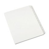 Preprinted Legal Exhibit Side Tab Index Dividers, Allstate Style, 25-Tab, 151 to 175, 11 x 8.5, White, 1 Set