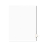 Preprinted Legal Exhibit Side Tab Index Dividers, Style, 10-Tab, 23, 11 x 8.5, White, 25/Pack