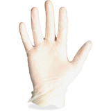 Disposable Gloves, Vinyl, Powder Free, Med, 100/BX, Clear