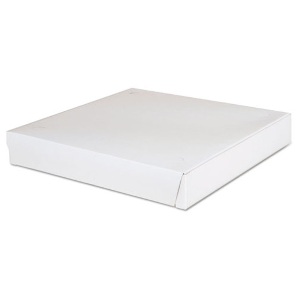 SCT Lock-Corner Pizza Boxes, 12 x 12 x 1 7/8, White, 100/Carton