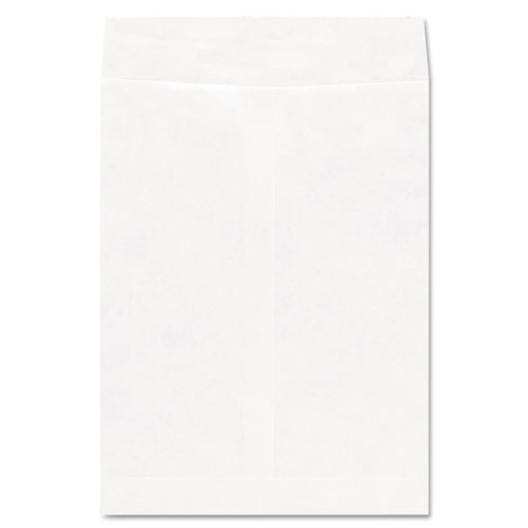 Universal Deluxe Tyvek Envelopes, #10 1/2, Square Flap, Self-Adhesive Closure, 9 x 12, White, 100/Box