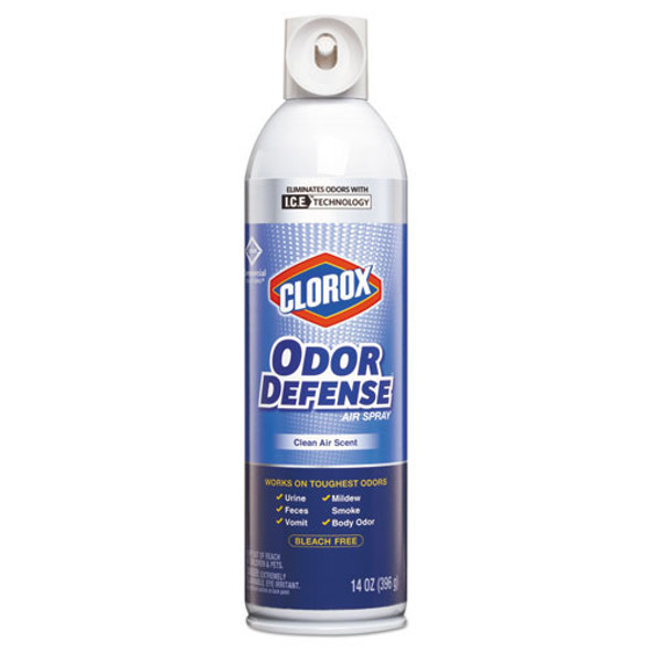 Commercial Solutions Odor Defense, Clean Air Scent, 14 oz Aerosol