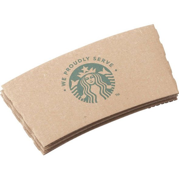 Hot Cup Sleeves, 1380/Ct, Brown/We Proudly Serve