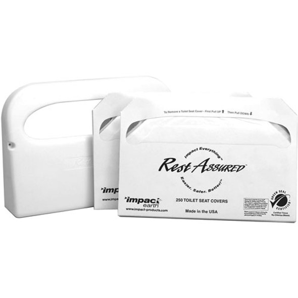 Toilet Seat Cover Set, Includes Dispenser