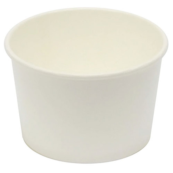 Koda 8oz Heavy Weight Paper Food Container, Bulk 20/50, White