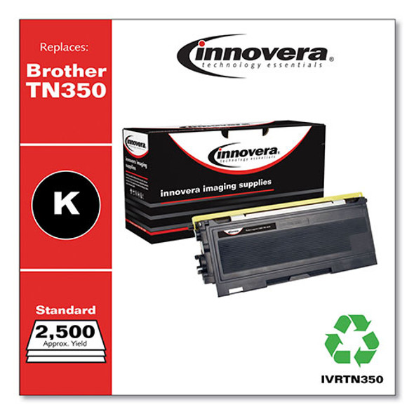 Remanufactured Black Toner Cartridge, Replacement for Brother TN350, 2,500 Page-Yield