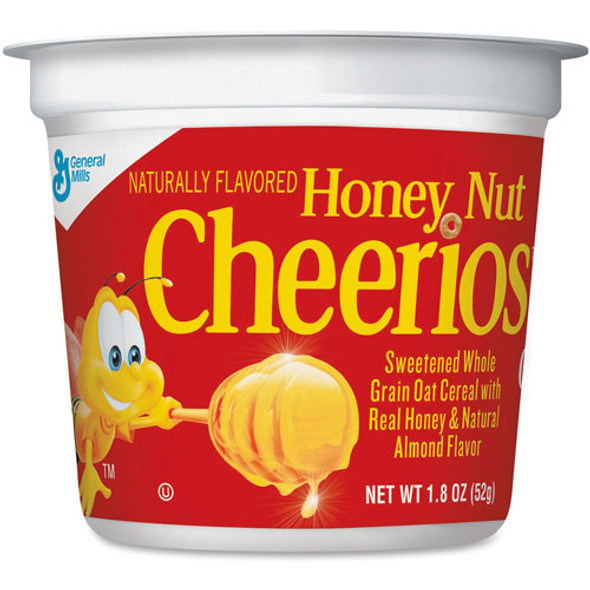 Honey Nut Cheerios Cereal, Single-Serve 1.8 oz Cup, 6/Pack