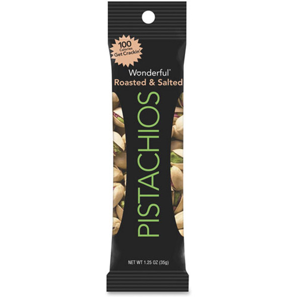 Roasted/Salted Pistachios, 1.25oz., 12/BX