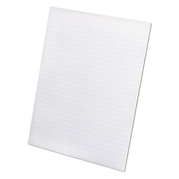 Recycled Glue Top Pads, Wide/Legal Rule, 8.5 x 11, White, 50 Sheets, Dozen