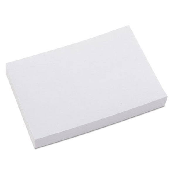 Universal Unruled Index Cards, 4 x 6, White, 500/Pack