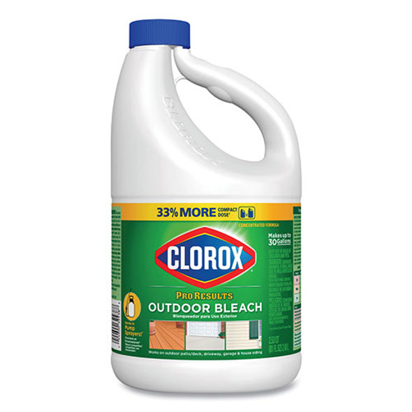 Outdoor Bleach, 81 oz Bottle, 6/Carton