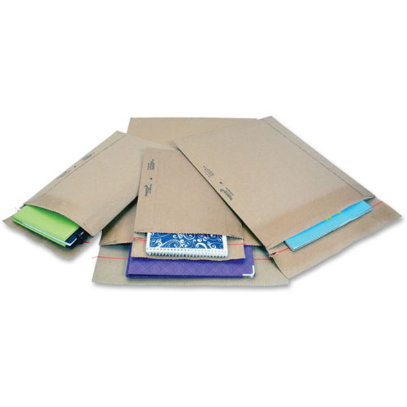 Jiffy Rigi Bag Mailer, Side Seam, #6, 12 1/2 x 15, Golden Brown, 100/Carton