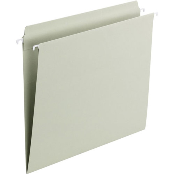 Hanging Folders,W/2-Ply Tabs,Straight Tab,Ltr,20/Bx,Moss