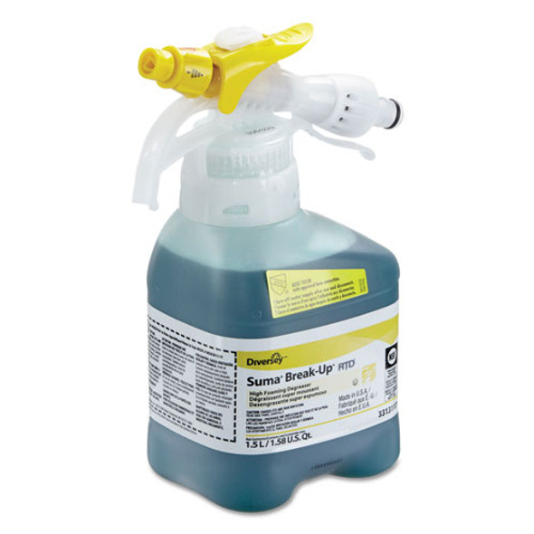 Break-Up Heavy-Duty Foaming Grease-Release Cleaner, 1500mL Bottle, 2/CT