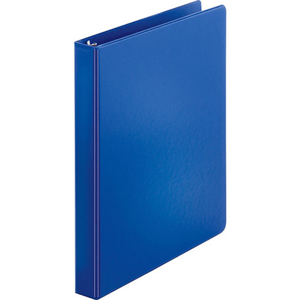 35% Recycled D-Ring Binder, 1" Capacity, Blue