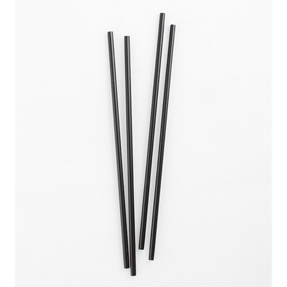 5" Black Unwrapped Stirrer, Case of 10,000