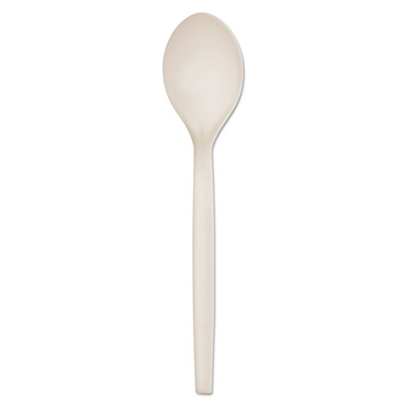 Plant Starch Spoon - 7", 50/PK, 20 PK/CT